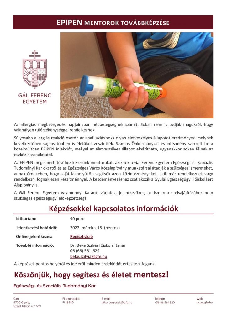 EPIPEN felhívás