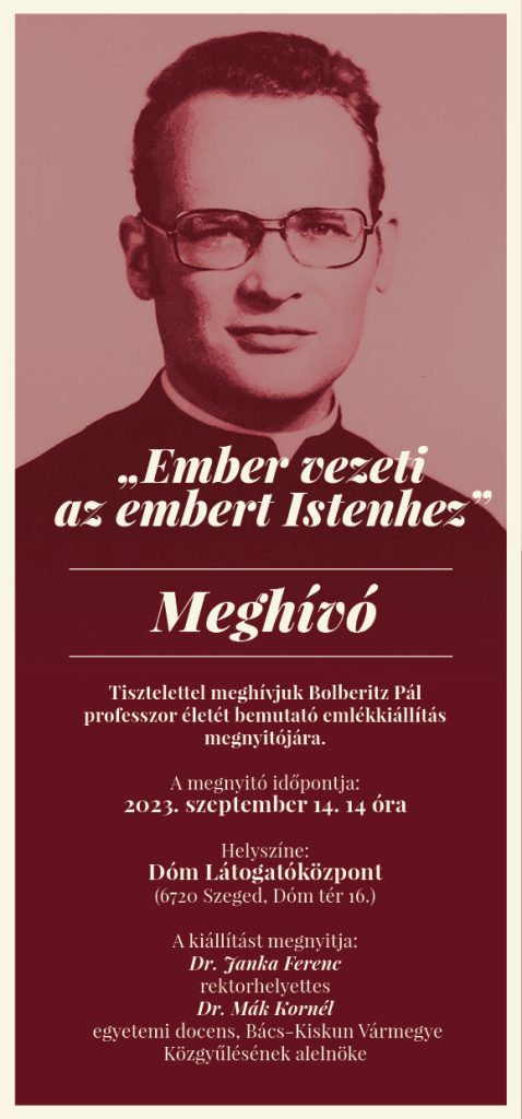 Bolberitz Pál emlékkiállítás-megnyitó