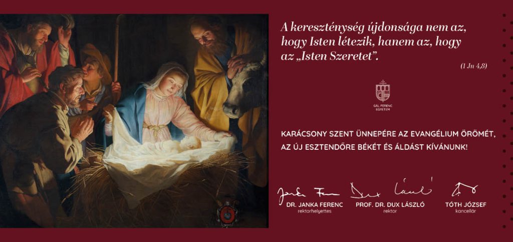 GFE karácsonyi üdvözlet